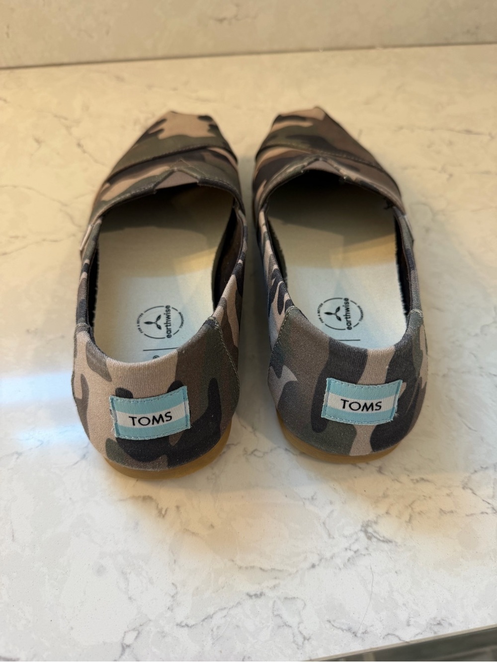 Toms Men's Alpargata Size 10 Camouflage Camo Canvas - Picture 4 of 5